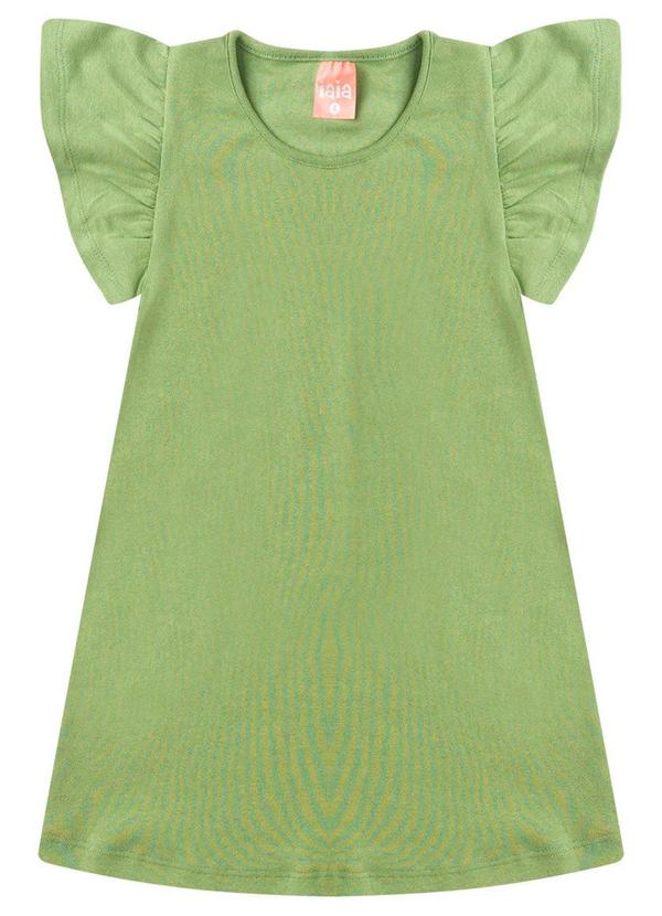Rosa Azul - Vestido Infantil Menina Básico Iaia Verde Mint