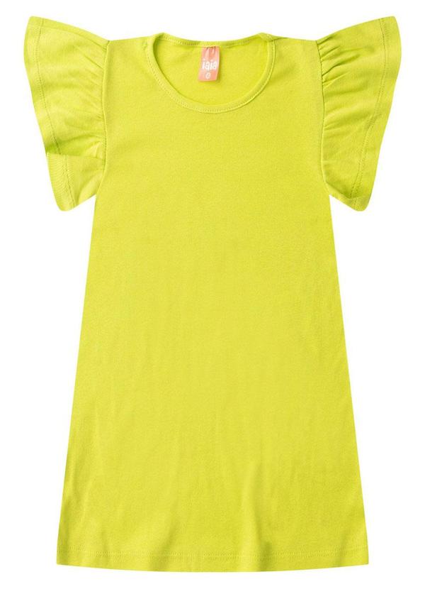 Rosa Azul - Vestido Infantil Menina Básico Iaia Verde