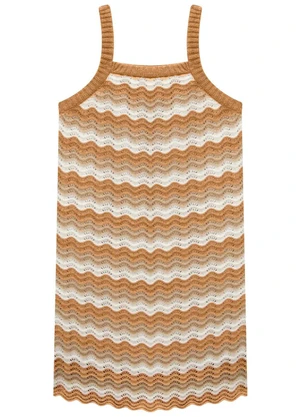 Milon - Vestido Infantil Menina Bege - MILON