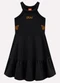 Kyly - Vestido Infantil Menina Borboletas Preto - variação: Preto