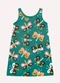 Kyly - Vestido Infantil Menina Borboletas Azul - variação: Verde