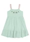 Colorittá - Vestido Infantil Menina Bordado Flor Verde - variação: Verde