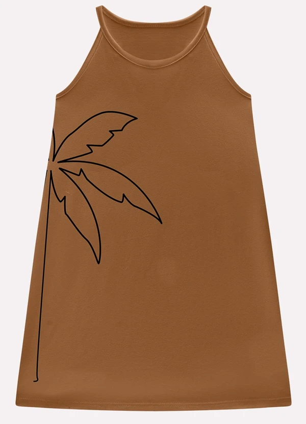 Kyly - Vestido Infantil Menina Bordado Laranja