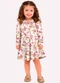 Milon - Vestido Infantil Menina Bordado Off White - variação: Off White