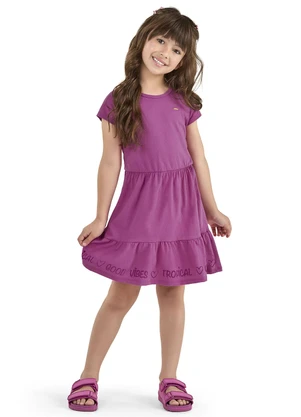 Elian - Vestido Infantil Menina Casual Rosa - ELIAN