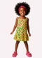 Kyly - Vestido Infantil Menina Cerejas Branco - variação: Amarelo