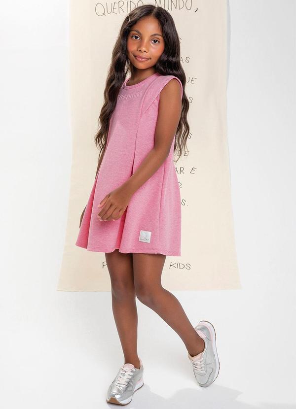 Colorittá - Vestido Infantil Menina Colorittá Rosa