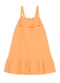 Brandili - Vestido Infantil Menina com Babado Laranja - variação: Laranja