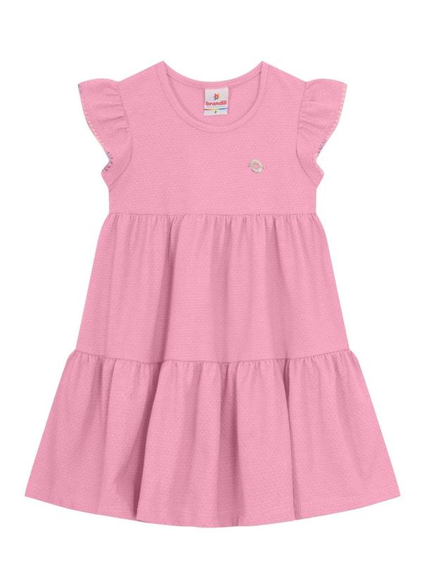 Brandili - Vestido Infantil Menina com Bolsa Arcoíris Rosa