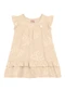 Brandili - Vestido Infantil Menina com Mini Flores Natural - variação: Natural