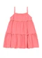 Brandili - Vestido Infantil Menina com Pompom Rosa - variação: Rosa
