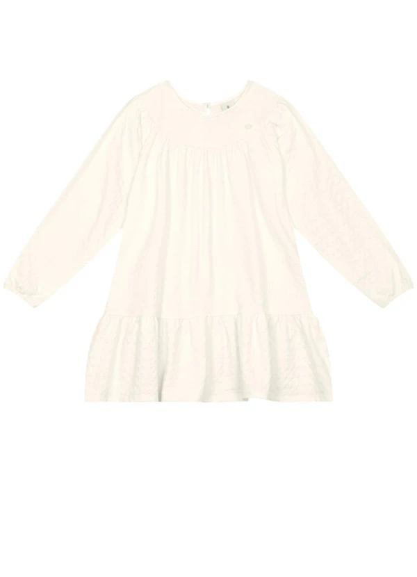 Brandili - Vestido Infantil Menina com Textura Natural 2
