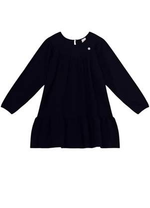 Brandili - Vestido Infantil Menina com Textura Preto - BRANDILI