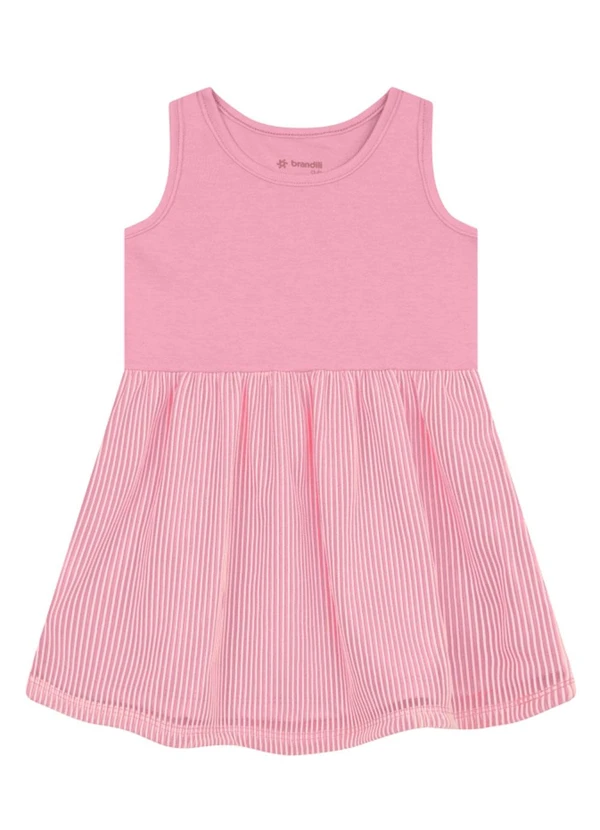Brandili - Vestido Infantil Menina com Tule Rosa 1