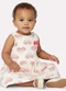 Kyly - Vestido Infantil Menina Coração Vermelho - variação: Off White
