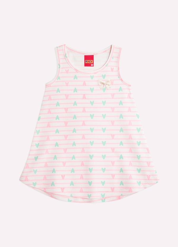 Kyly - Vestido Infantil Menina Coração Rosa 1