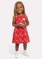 Kyly - Vestido Infantil Menina Coração Vermelho - variação: Vermelho
