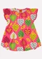 Kyly - Vestido Infantil Menina Corações Roxo - variação: Rosa