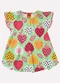 Kyly - Vestido Infantil Menina Corações Roxo - variação: Verde