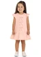 Colorittá - Vestido Infantil Menina Curto Laços Vermelho - variação: Rosa