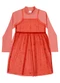 Elian - Vestido Infantil Menina Curto Tule Estrelas Salmão - variação: Salmão