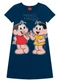 Brandili - Vestido Infantil da Turma da Mônica Vermelho - variação: Azul