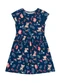 Brandili - Vestido Infantil Menina de Bichinhos Azul - variação: Azul