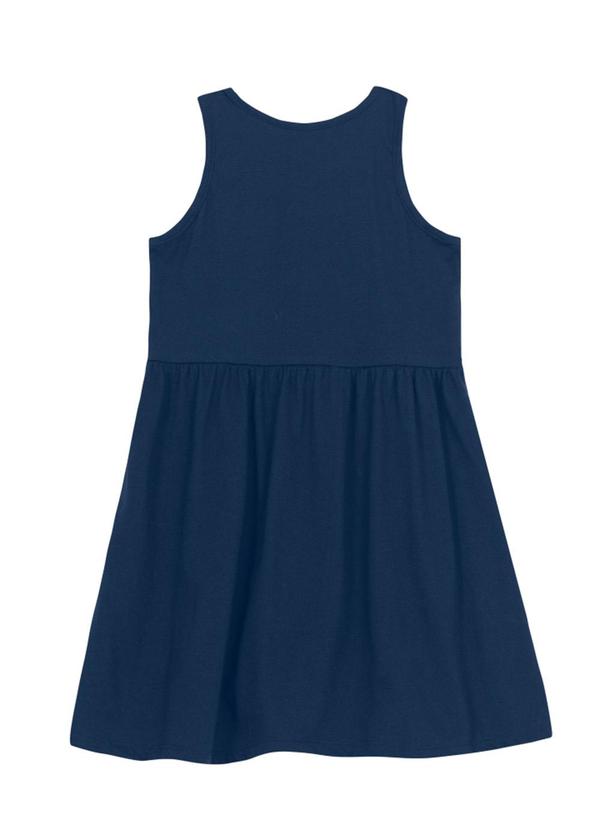 Brandili - Vestido Infantil Menina de Borboletas Azul 3