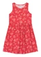 Brandili - Vestido Infantil Menina de Borboletas Rosa - variação: Vermelho