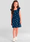 Brandili - Vestido Infantil Menina de Cerejas Azul - variação: Azul