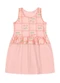 Brandili - Vestido Infantil Menina de Cerejinha Rosa - variação: Rosa