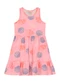Brandili - Vestido Infantil Menina de Conchas Verde - variação: Rosa