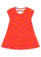 Kyly - Vestido Infantil Menina de Coração Branco - variação: Laranja