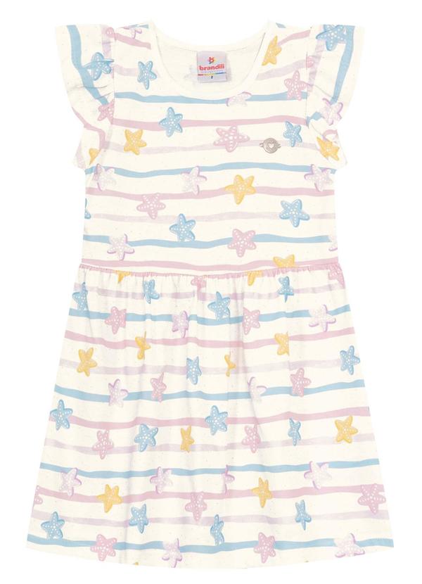 Brandili - Vestido Infantil Menina de Estreladomar Bege