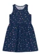 Brandili - Vestido Infantil Menina de Abacaxi Laranja - variação: Azul