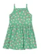 Brandili - Vestido Infantil Menina de Flores Vermelho - variação: Verde