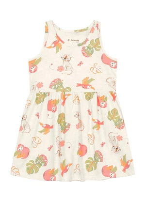 Brandili - Vestido Infantil Menina de Sorvete Natural - BRANDILI