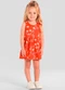 Brandili - Vestido Infantil Menina de Sorvete Vermelho - variação: Vermelho