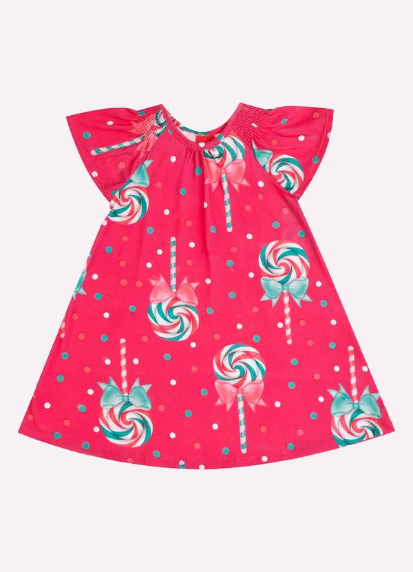 Kyly - Vestido Infantil Menina Doces Rosa 2