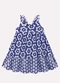 Kyly - Vestido Infantil Menina em Algodão Verde - variação: Azul
