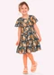 Nanai - Vestido Infantil Menina em Algodão Azul - variação: Azul