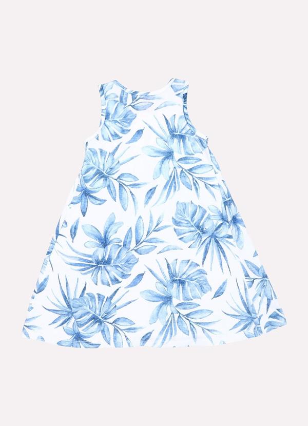 Kyly - Vestido Infantil Menina em Algodão Branco 3