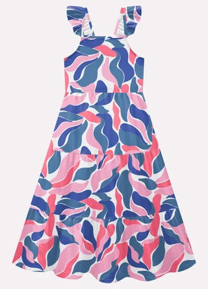 Kyly - Vestido Infantil Menina em Algodão Branco - KYLY