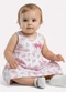 Kyly - Vestido Infantil Menina em Algodão Melância Azul - variação: Rosa