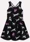 Kyly - Vestido Infantil Menina em Algodão Preto - variação: Preto
