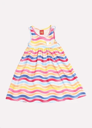 Kyly - Vestido Infantil Menina em Algodão Rosa - KYLY
