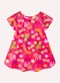 Kyly - Vestido Infantil Menina em Algodão Rosa - variação: Rosa