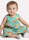 Kyly - Vestido Infantil Menina em Algodão Cinza - variação: Verde