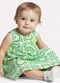 Kyly - Vestido Infantil Menina em Algodão Cinza - variação: Verde