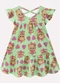 Kyly - Vestido Infantil Menina em Algodão Vermelho - variação: Verde